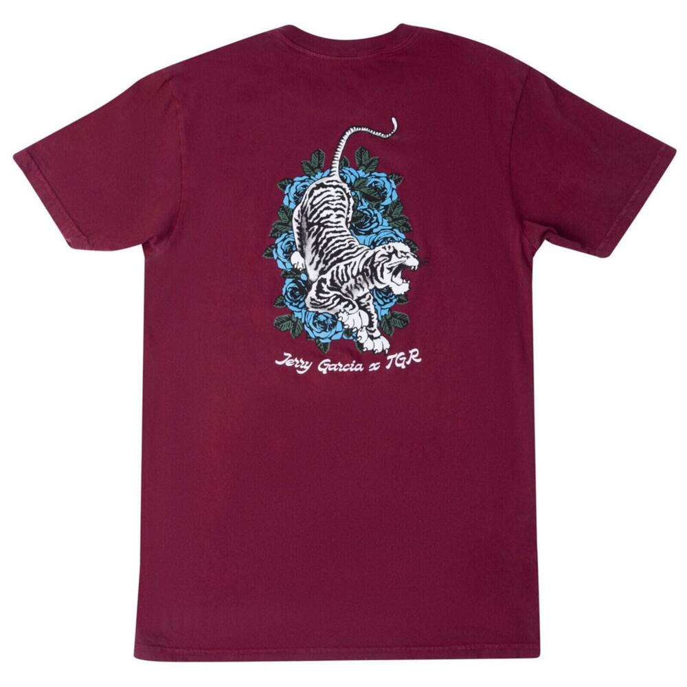 Teton Gravity Research Men's T-Shirt X Jerry Garcia Tiger Short Sleeve Tee